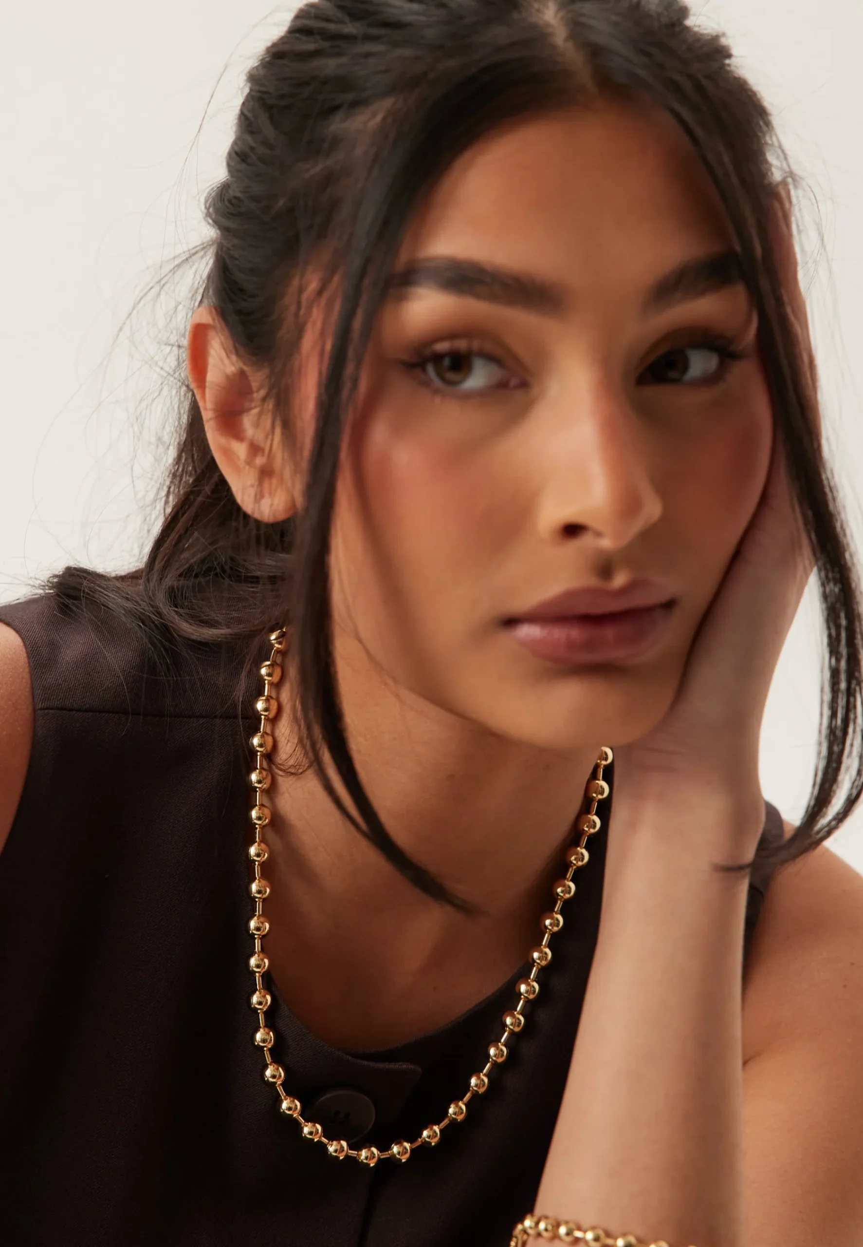 Air Necklace Gold-plated