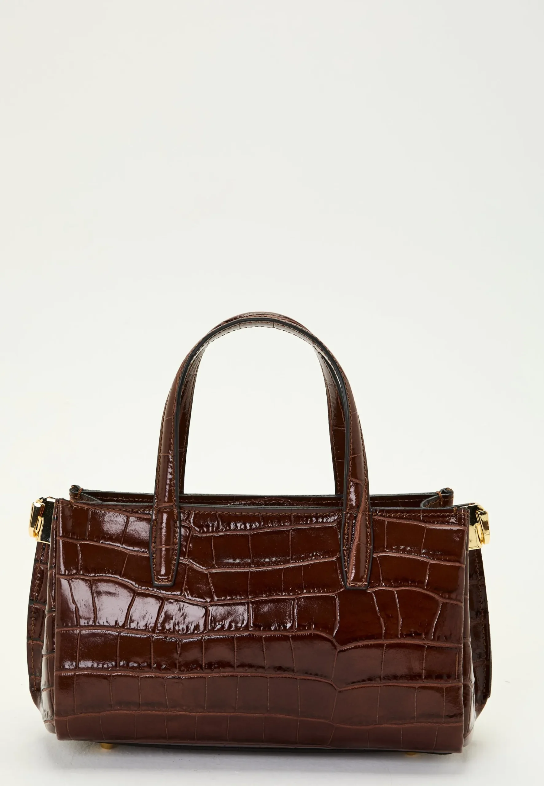 Ancona Glossy Croco Bag
