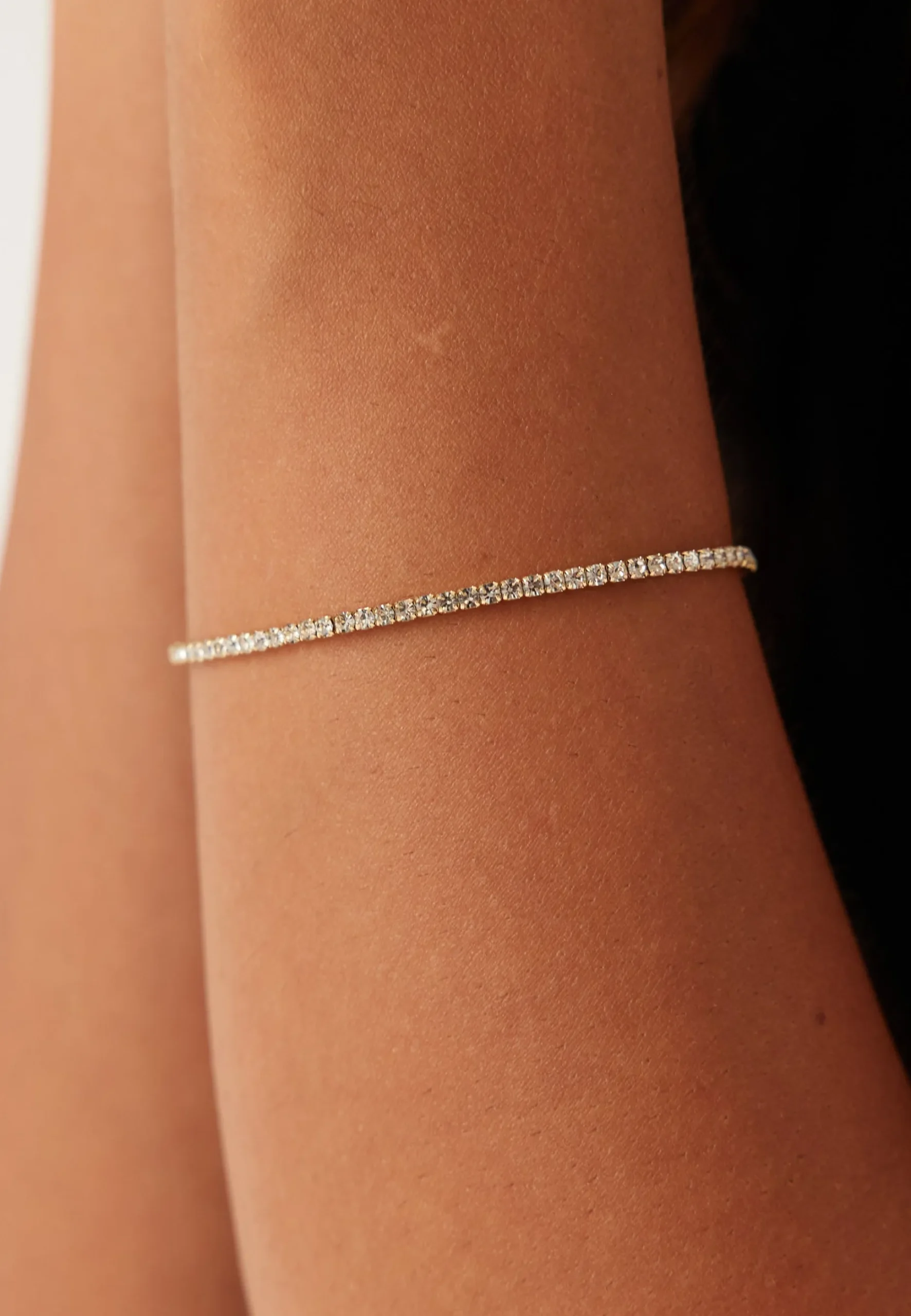 Arash Crystal Bracelet Gold-pl