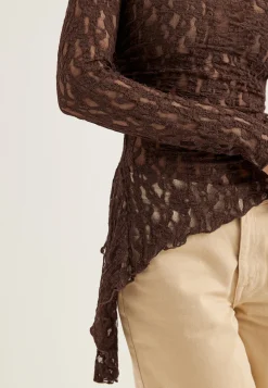 Asymmetric Lace Top