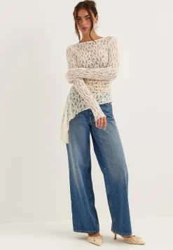 Asymmetric Lace Top