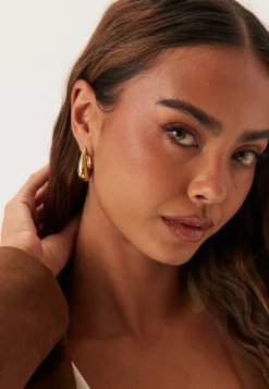 Autumn Chunky Retro Hoop Earri