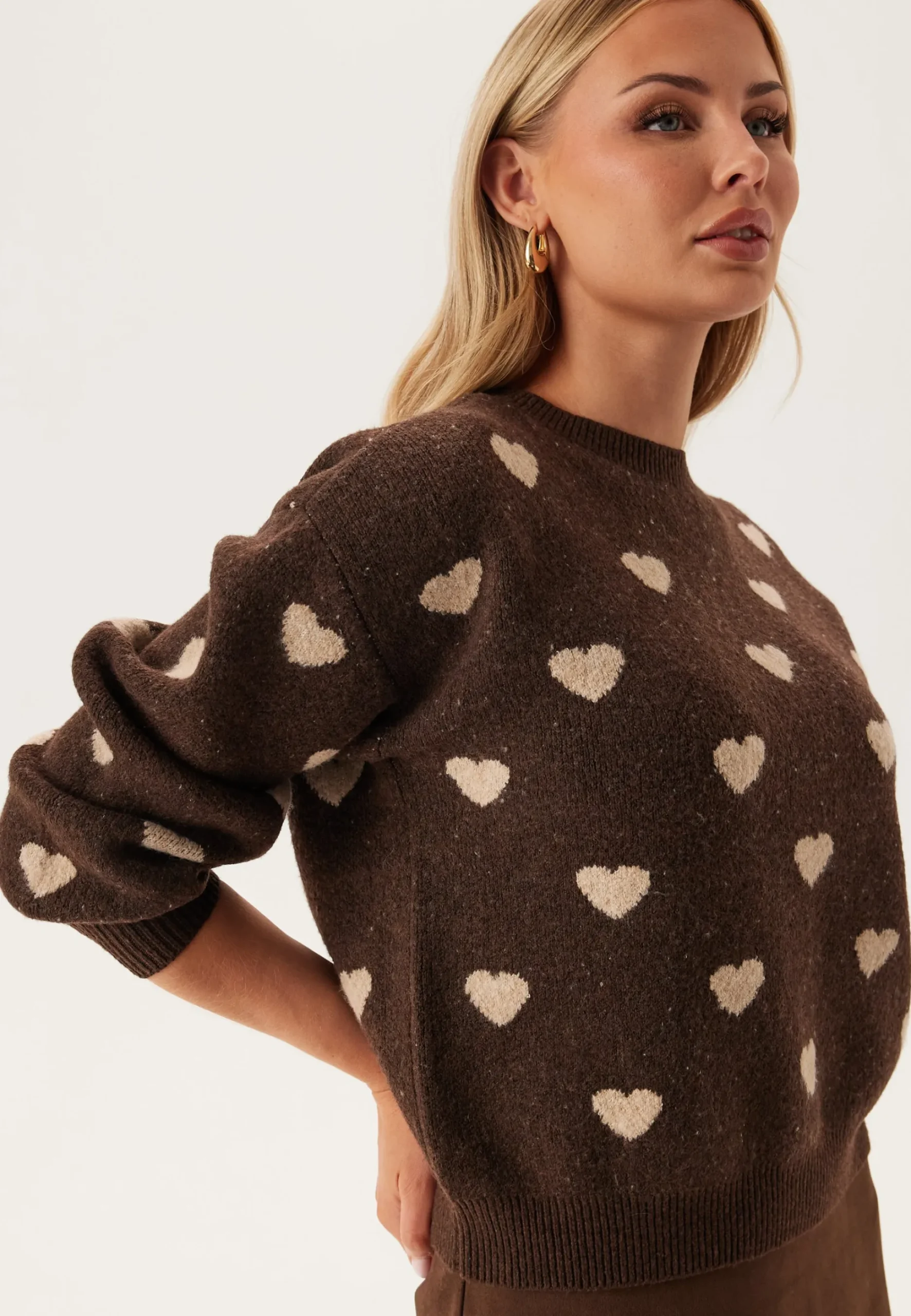 Awheart Ls O-neck Knit
