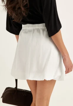Balloon Short Cotton Skirt