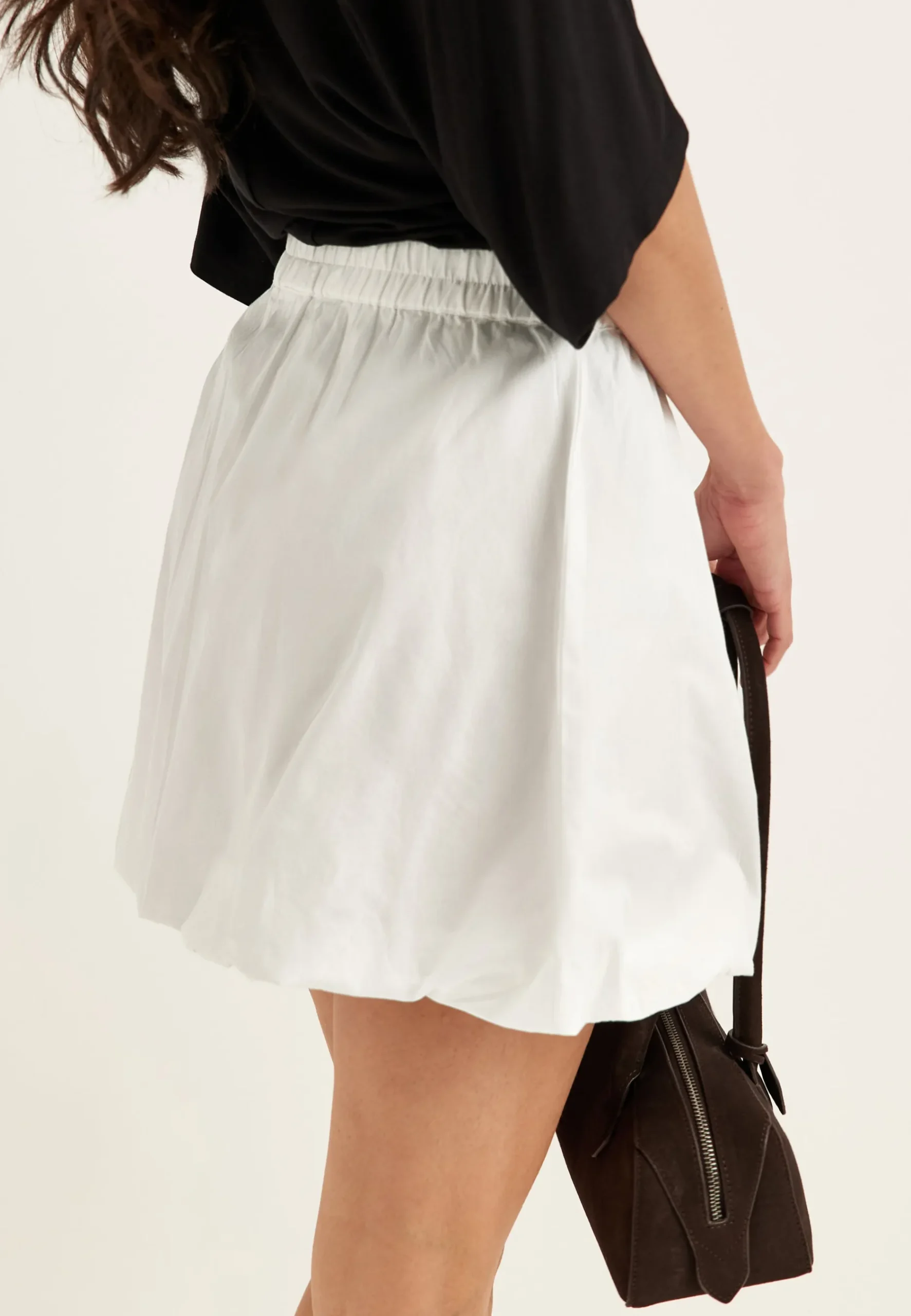 Balloon Short Cotton Skirt