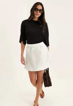 Balloon Short Cotton Skirt
