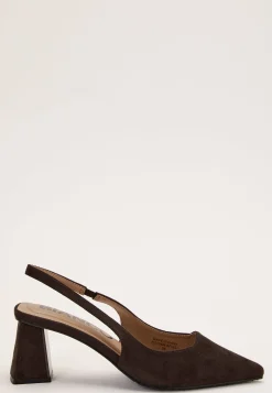 Biamaralyn Slingback Faux Suede
