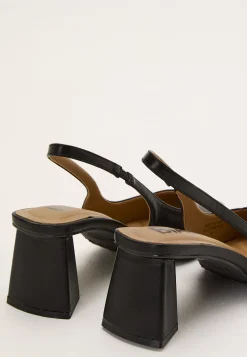 Biamaralyn Slingback Smooth Faux Leather