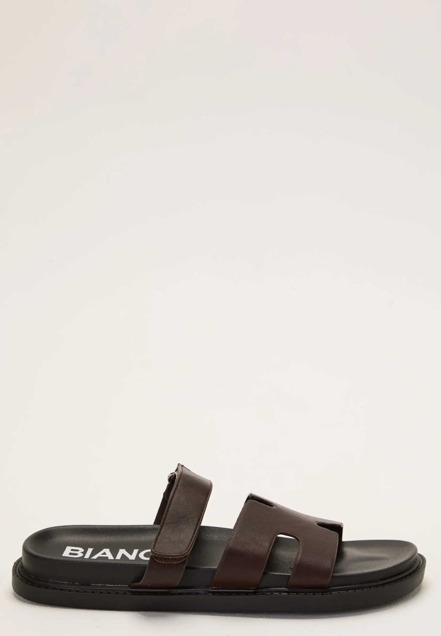 Biaoslo Velcro Slide Faux Leather