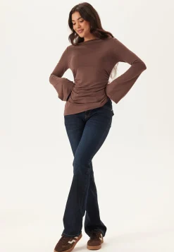Boat Neck Asymmetric Top