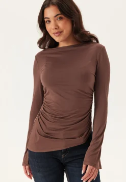 Boat Neck Asymmetric Top