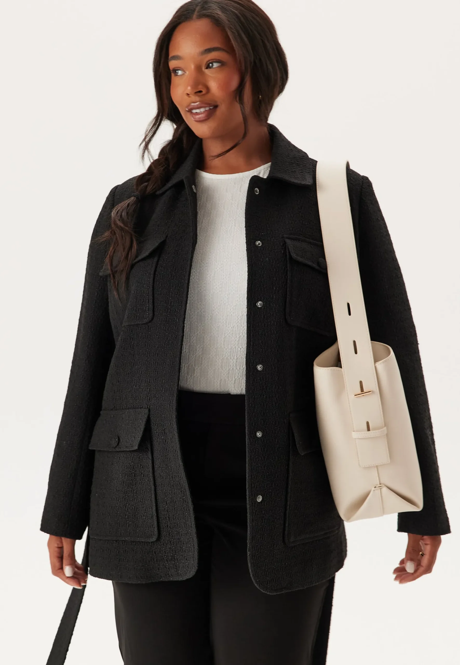 Bouclé Shacket
