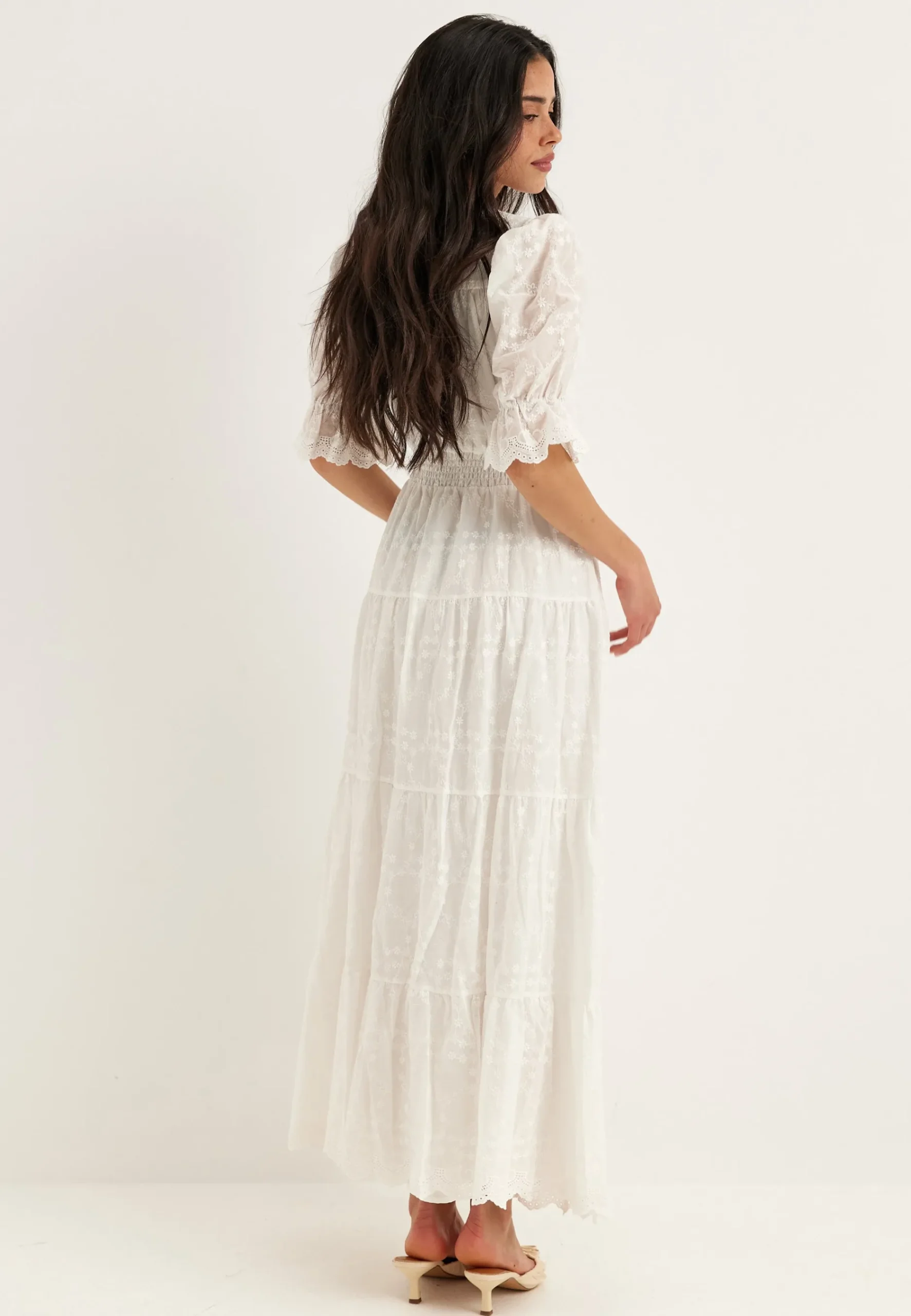 Broderie Anglaise Maxi Dress