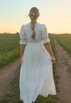 Broderie Anglaise Maxi Dress