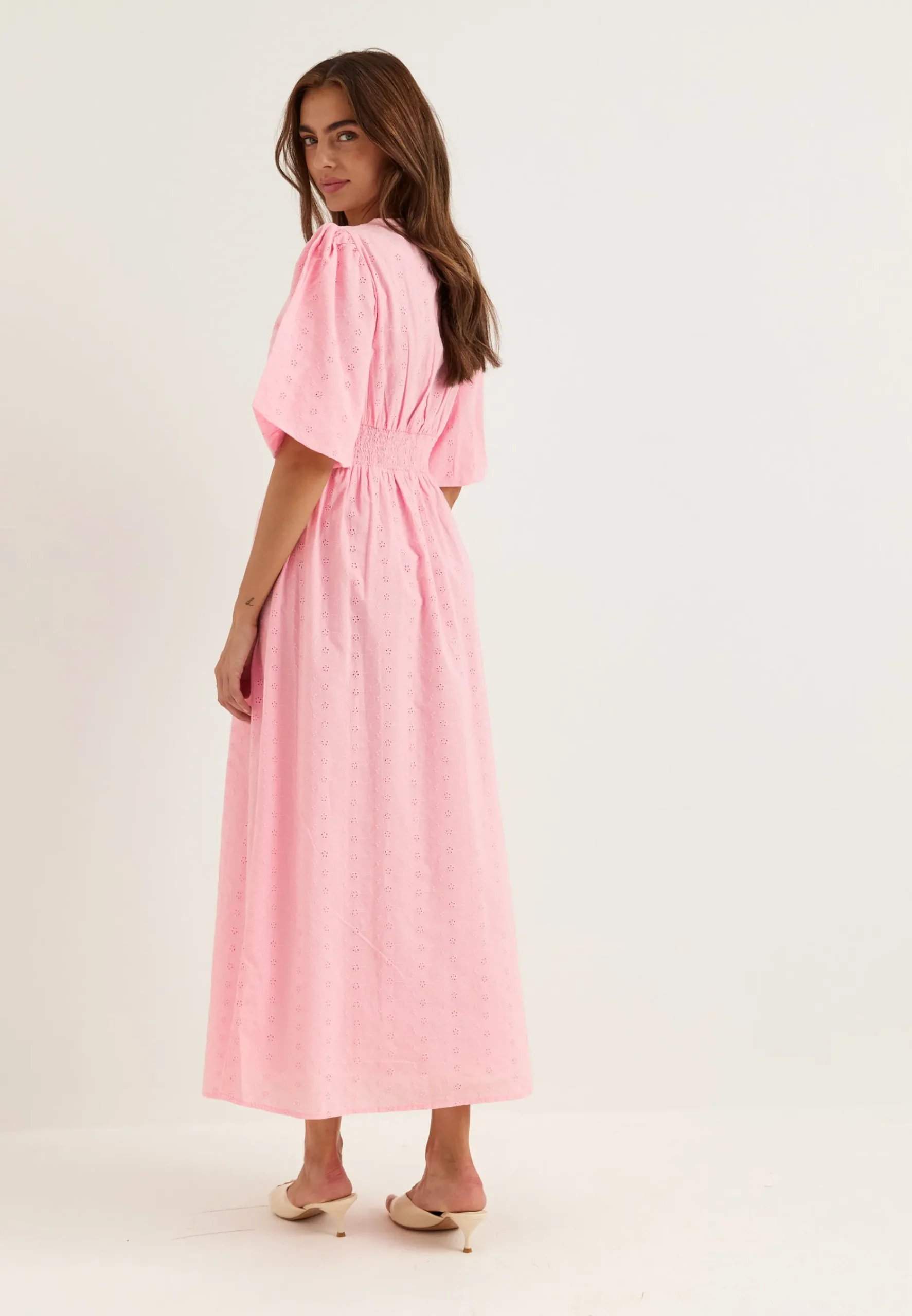 Broderie Anglaise Maxi Dress