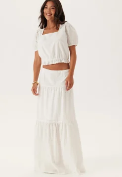 Broderie Anglaise Maxi Skirt