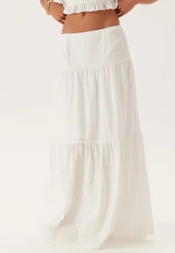 Broderie Anglaise Maxi Skirt