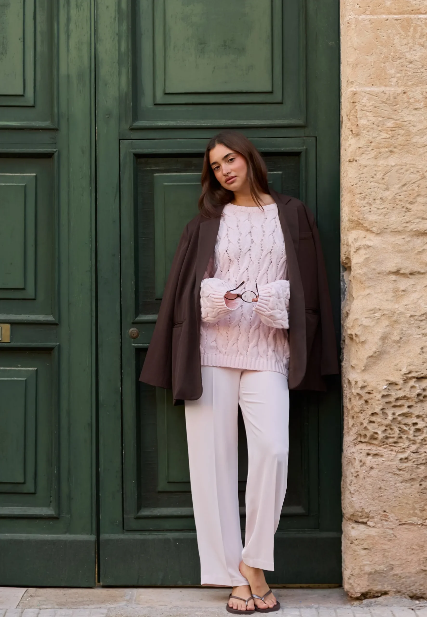 Cable Knitted Sweater