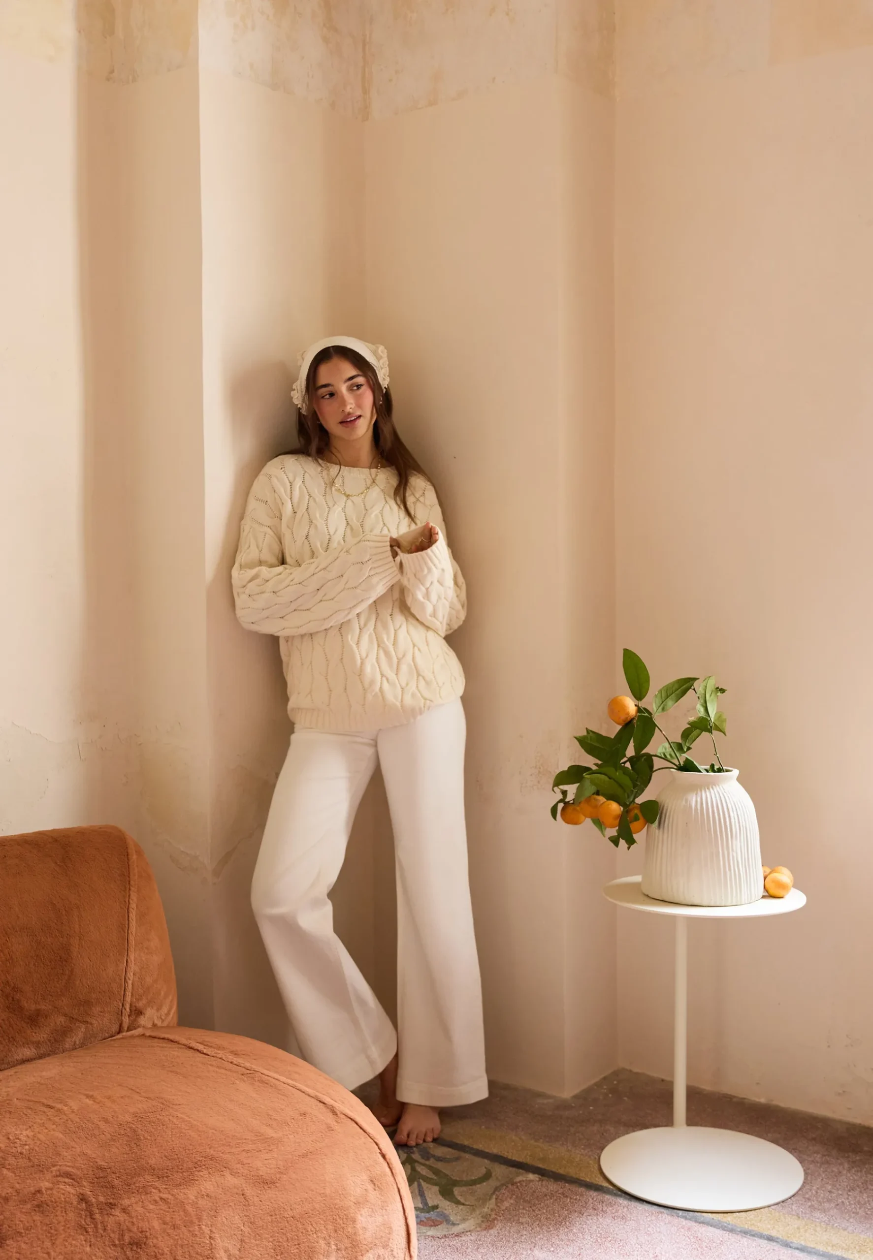 Cable Knitted Sweater