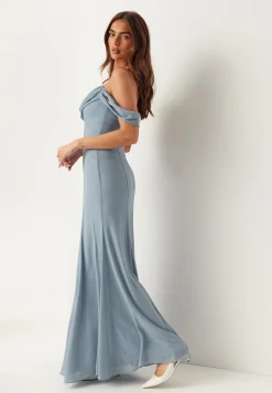 Chiffon Off Shoulder Maxi Dress