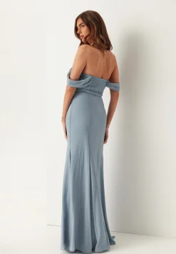 Chiffon Off Shoulder Maxi Dress