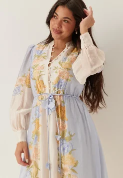Christina Placement Print Midi