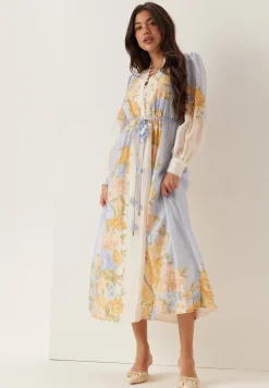 Christina Placement Print Midi