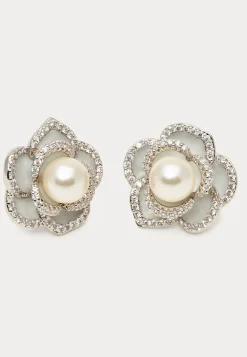 Coco Rose Earrings - Ivory Mist