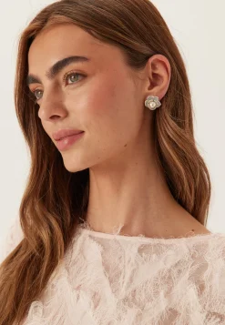 Coco Rose Earrings - Ivory Mist