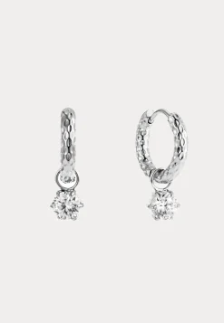 Como Hoop Earring Crystal