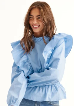 Cotton Frill Blouse