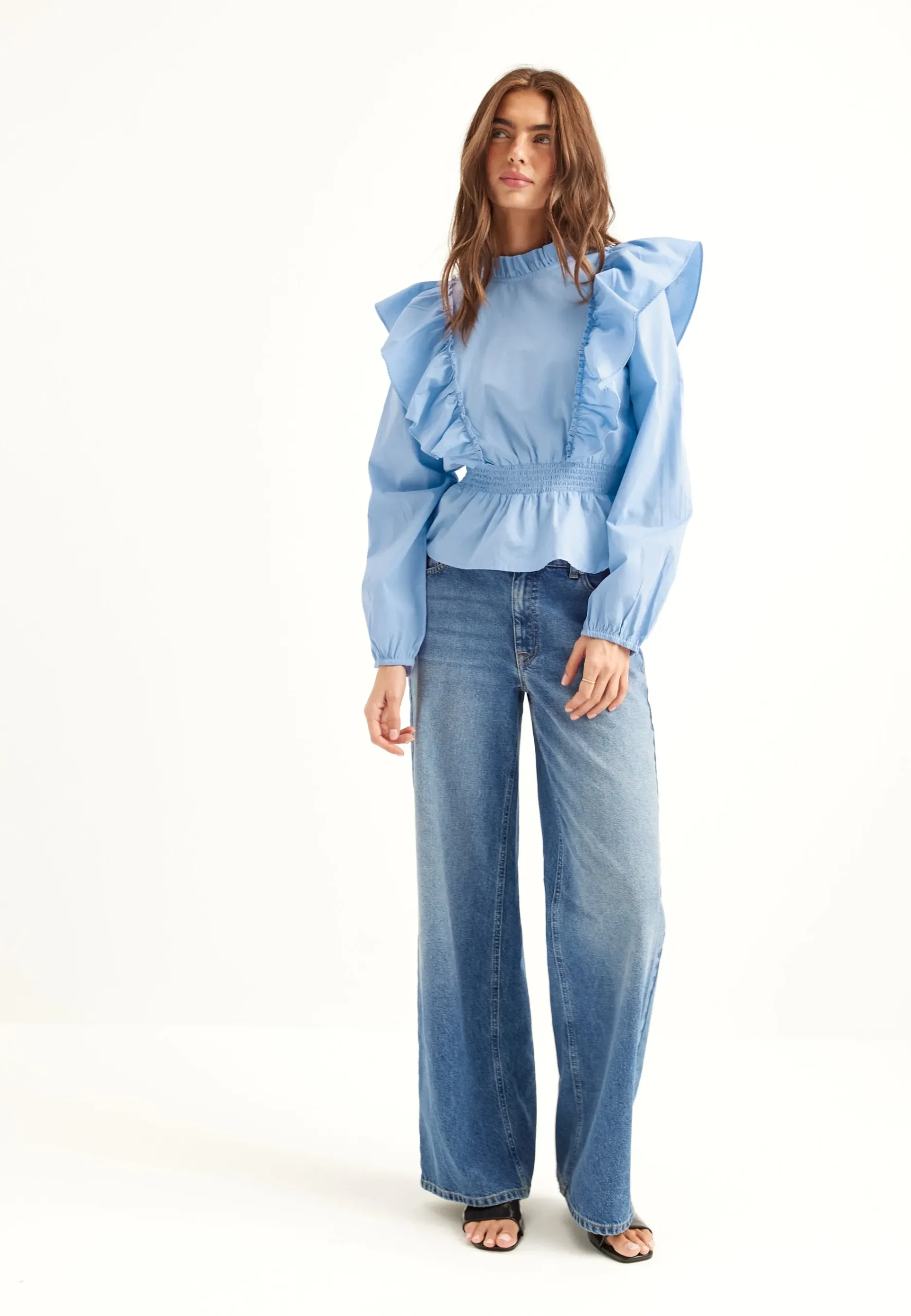 Cotton Frill Blouse