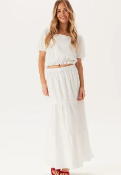 Cotton Lace Maxi Skirt