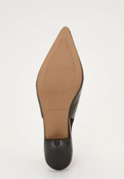 Croco Leather Slingback