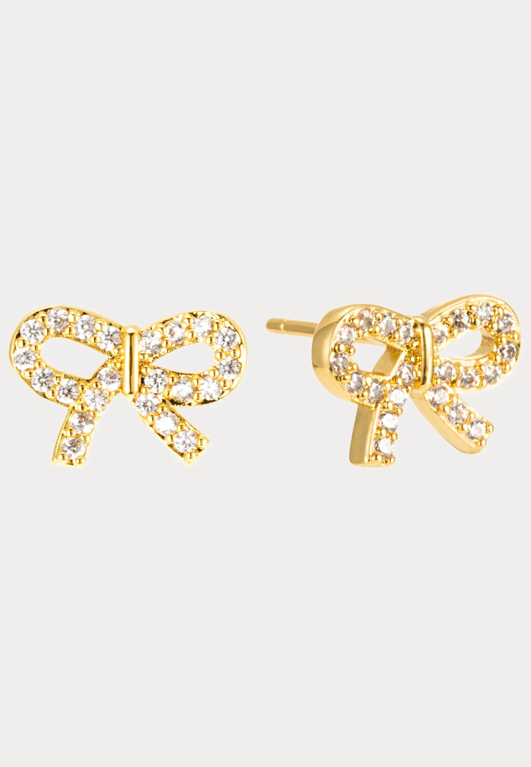 Crystal Bow Earring