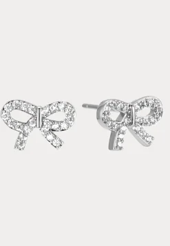 Crystal Bow Earring