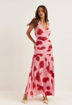 Cynthia Halter Print Maxi