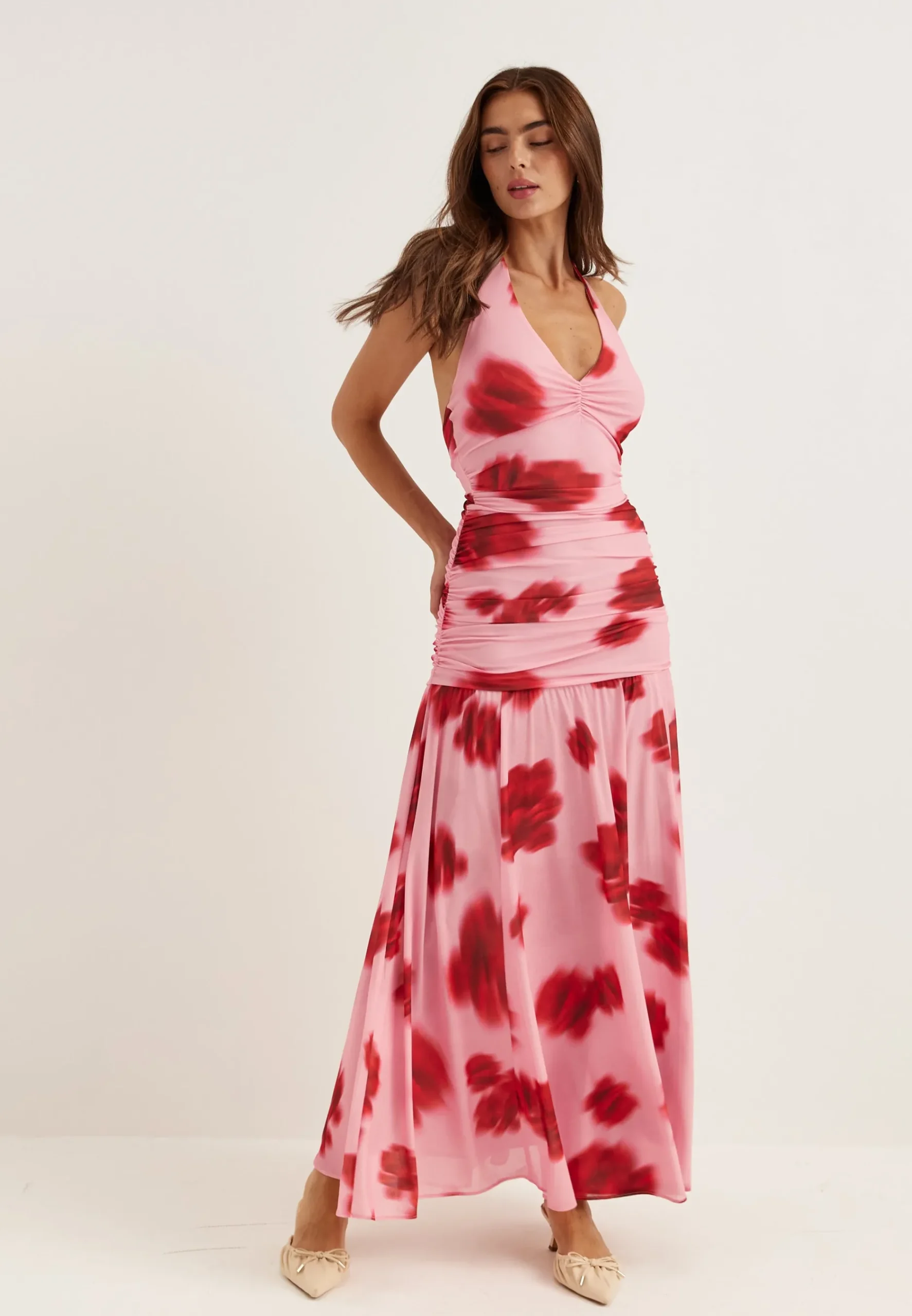 Cynthia Halter Print Maxi
