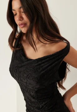 Deep Waterfall Mermaid Gown
