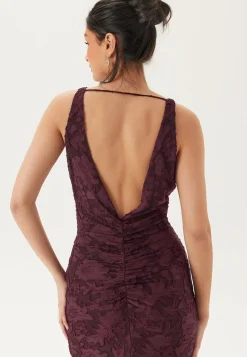 Deep Waterfall Mermaid Gown