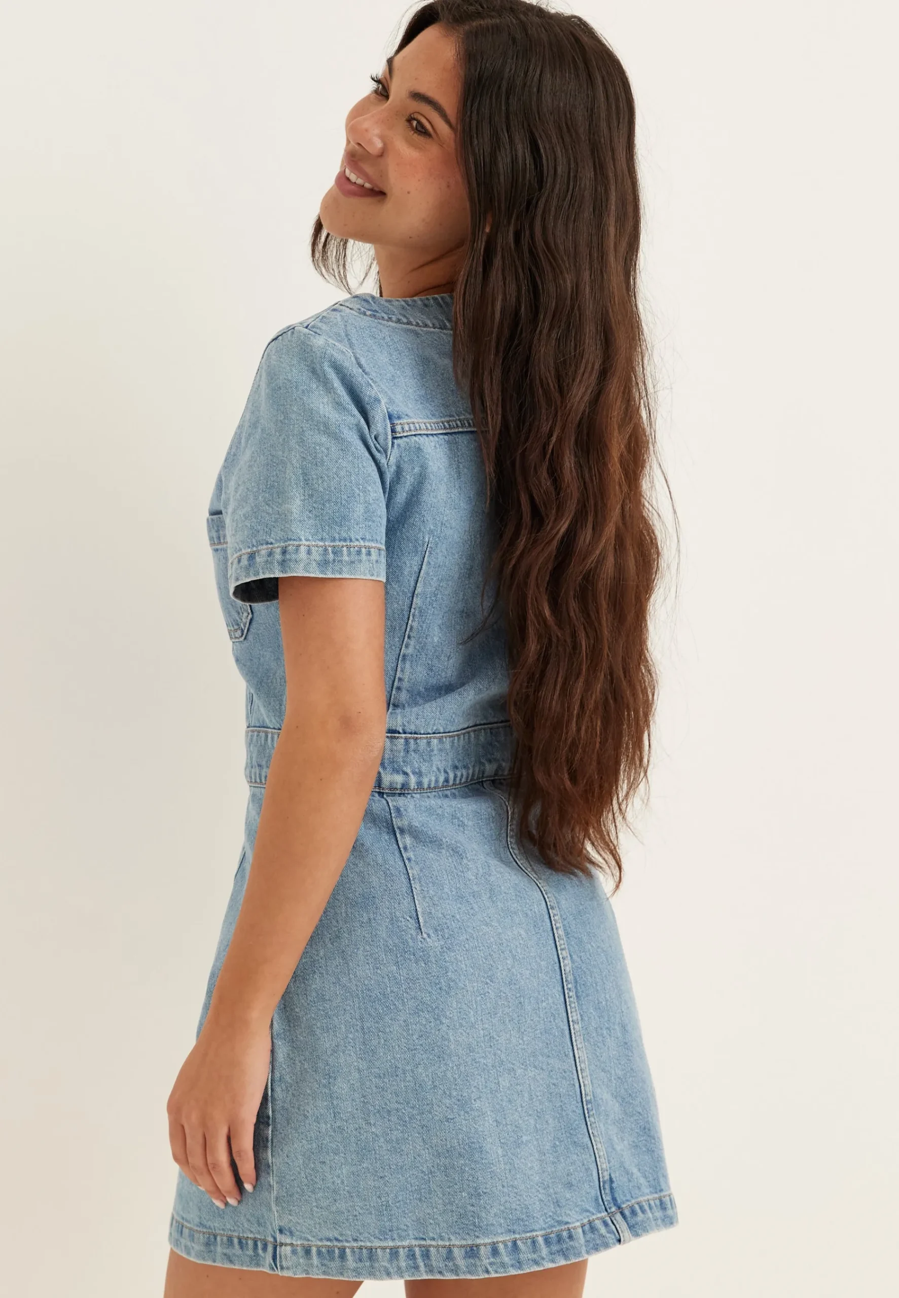 Denim Mini Dress