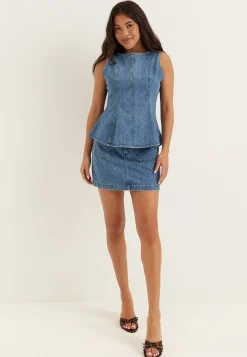 Denim Mini Skirt