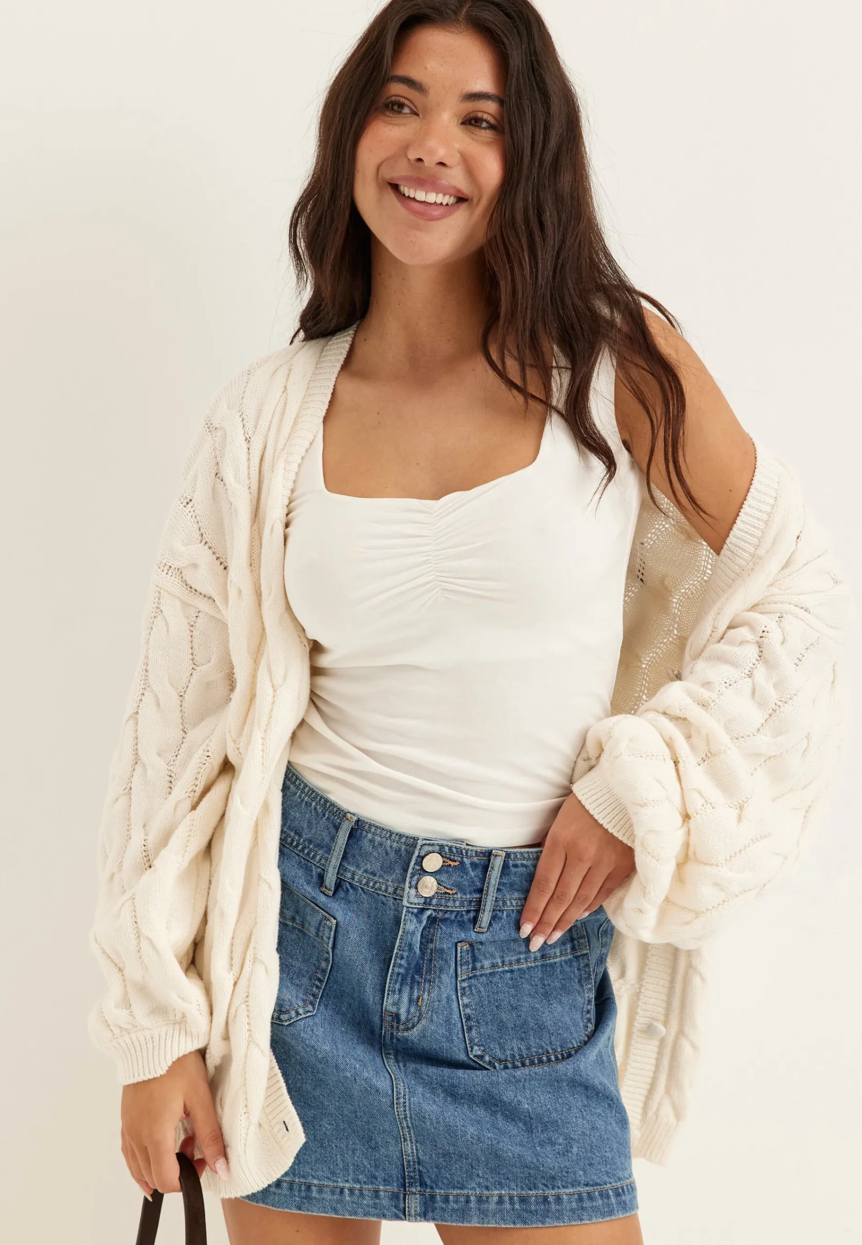 Denim Mini Skirt