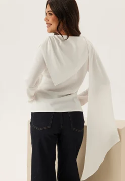 Draped Cape Blouse