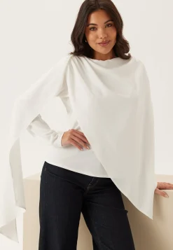 Draped Cape Blouse