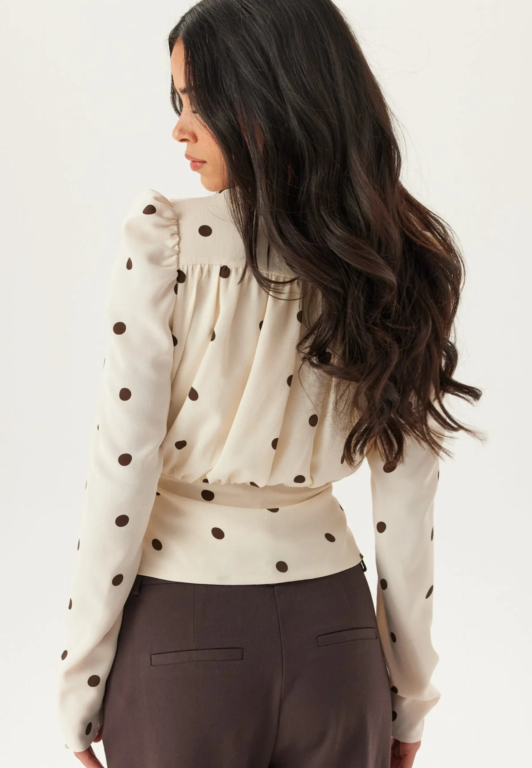 Drapy Button Blouse