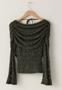 Drapy Lace Top