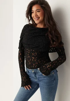 Drapy Lace Top