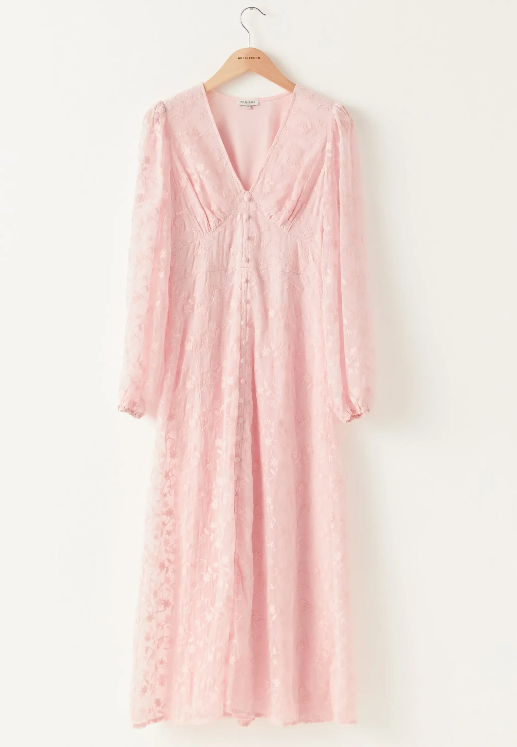 Embroidered Midi Dress
