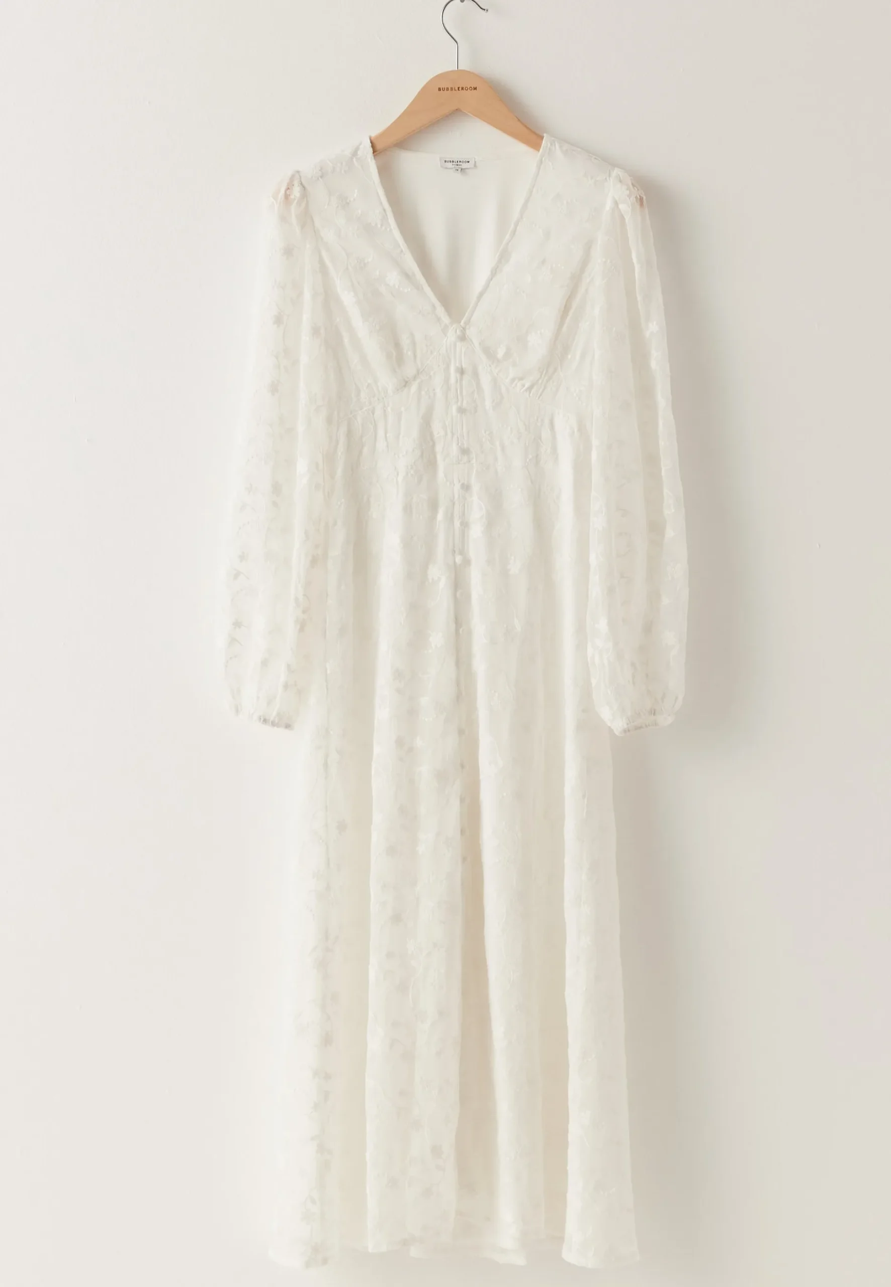 Embroidered Midi Dress